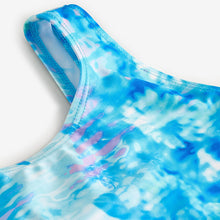 Load image into Gallery viewer, Blue Sports Cross Back Swimsuit (3-12yrs)
