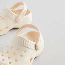 Load image into Gallery viewer, Neutral White Standard Fit (F) Clogs Sandals
