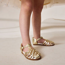 Load image into Gallery viewer, Gold Standard Fit (F) Fisherman Occasion Sandals
