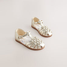 Load image into Gallery viewer, Gold Standard Fit (F) Fisherman Occasion Sandals
