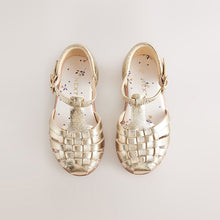 Load image into Gallery viewer, Gold Standard Fit (F) Fisherman Occasion Sandals
