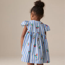 Load image into Gallery viewer, Blue Tomato Stripe Button Up Summer Dress (3mths-6yrs)
