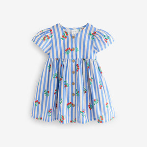 Blue Tomato Stripe Button Up Summer Dress (3mths-6yrs)