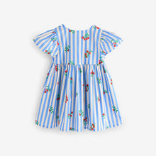 Load image into Gallery viewer, Blue Tomato Stripe Button Up Summer Dress (3mths-6yrs)
