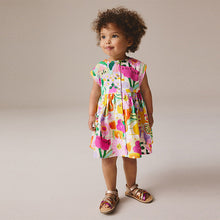 Load image into Gallery viewer, Multi Floral Button Through Summer Dress (3mths-6yrs)

