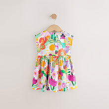 Load image into Gallery viewer, Multi Floral Button Through Summer Dress (3mths-6yrs)
