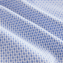 Load image into Gallery viewer, Blue Regular Fit Smart Cotton Rich Trimmed Textured Shirt
