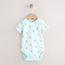 Load image into Gallery viewer, Blue Bear Baby Woven Dungaree and Bodysuit Set (0mths-18mth)
