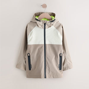 Neutral Waterproof Mesh Hooded Lined Anorak Jacket