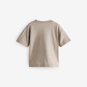 Neutral Fun Times Simple Short Sleeve T-Shirt