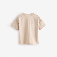 Load image into Gallery viewer, Neutral Short Sleeve Plain T-Shirt (3mths-6yrs)
