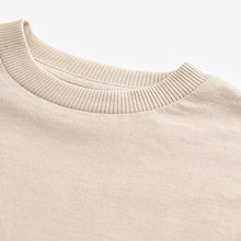 Load image into Gallery viewer, Neutral Short Sleeve Plain T-Shirt (3mths-6yrs)

