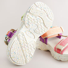 Load image into Gallery viewer, Bright Chunky Touch and Close Fastening Trekker Sandals
