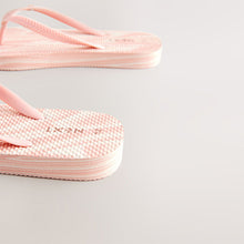 Load image into Gallery viewer, Pink Marble Flip Flops
