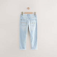 Load image into Gallery viewer, Bleach Wash Regular Fit Stretch Jeans

