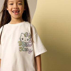 White Hello Kitty Oversized T-Shirt (3-12yrs)