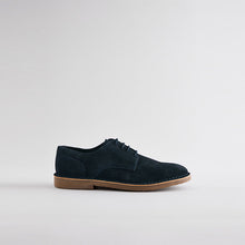 Load image into Gallery viewer, Navy Blue Suede Desert Shoes
