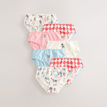 Load image into Gallery viewer, Red/White Briefs 7 Pack (1.5-10yrs)
