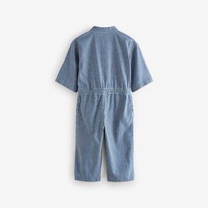 Blue Stripe Boilersuit (3-12yrs)