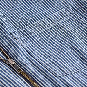 Blue Stripe Boilersuit (3-12yrs)