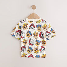Load image into Gallery viewer, Ecru Paw Patrol Short Sleeve T-Shirt (3mths-5yrs)
