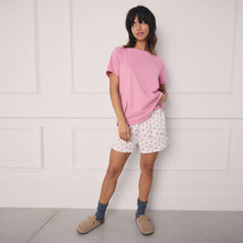 Load image into Gallery viewer, Pink Heart Short Set Pyjamas
