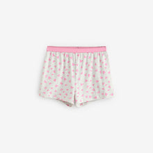 Load image into Gallery viewer, Pink Heart Short Set Pyjamas
