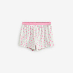 Pink Heart Short Set Pyjamas