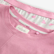 Load image into Gallery viewer, Pink Heart Short Set Pyjamas
