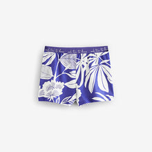 Load image into Gallery viewer, Cobalt Blue Leaf Short Set Pyjamas
