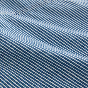 Blue Ticking Stripe 100% Cotton Shirt And Trousers Set (3mths-6yrs)