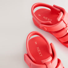 Load image into Gallery viewer, Red Fruit/Sun Eva Fisherman Sandals

