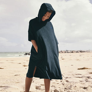 Dark Navy Poncho Towel