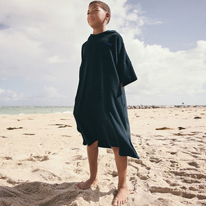 Dark Navy Poncho Towel