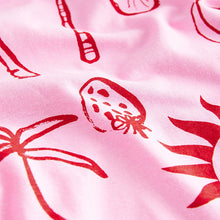 Load image into Gallery viewer, Red 100% Cotton Short Sleeve Pyjamas
