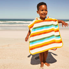 Load image into Gallery viewer, PONCHO MULTI STRIPE
