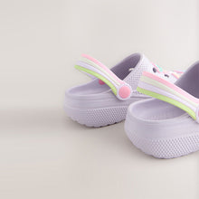 Load image into Gallery viewer, Purple Character Clogs
