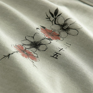 Green Tattoo Print Regular Fit Graphic Print T-Shirt