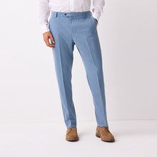 Load image into Gallery viewer, Blue Slim Fit Motionflex Stretch Suit Trousers
