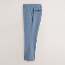 Load image into Gallery viewer, Blue Slim Fit Motionflex Stretch Suit Trousers
