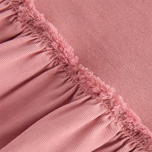 Pink Fabric Mix T-Shirt Dress (3-12yrs)