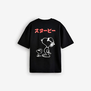 Black Licence Snoopy T-Shirt