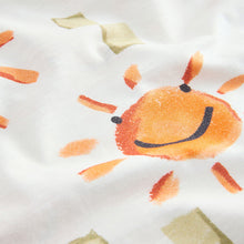 Load image into Gallery viewer, White Happy Face Short Sleeve All-Over Print T-Shirt (3mths-6yrs)
