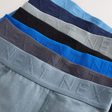 Load image into Gallery viewer, Blue/Grey Trunks 7 Pack (3-12yrs)
