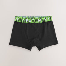 Load image into Gallery viewer, Black With Bright Waistband Trunks 7 Pack (3-12yrs)
