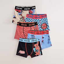 Load image into Gallery viewer, Red Spiderman Trunks 5 pack (1.5-8yrs)

