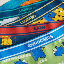 Load image into Gallery viewer, Primary Animals Boxers Trunks 5 Pack (1.5-8yrs)
