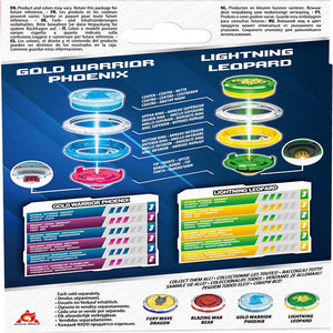 Gold Warrior Phoenix vs Lighting Leopard