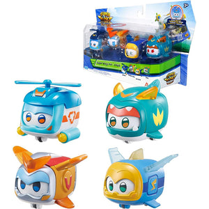 Super Wings Pet- 4Pack (Tino/Jerome/Tino/Shine)