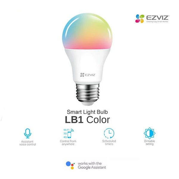 Prodotto: LB1COLOR - EZVIZ LAMPADINA SMART MULTICOLOR RGB 806